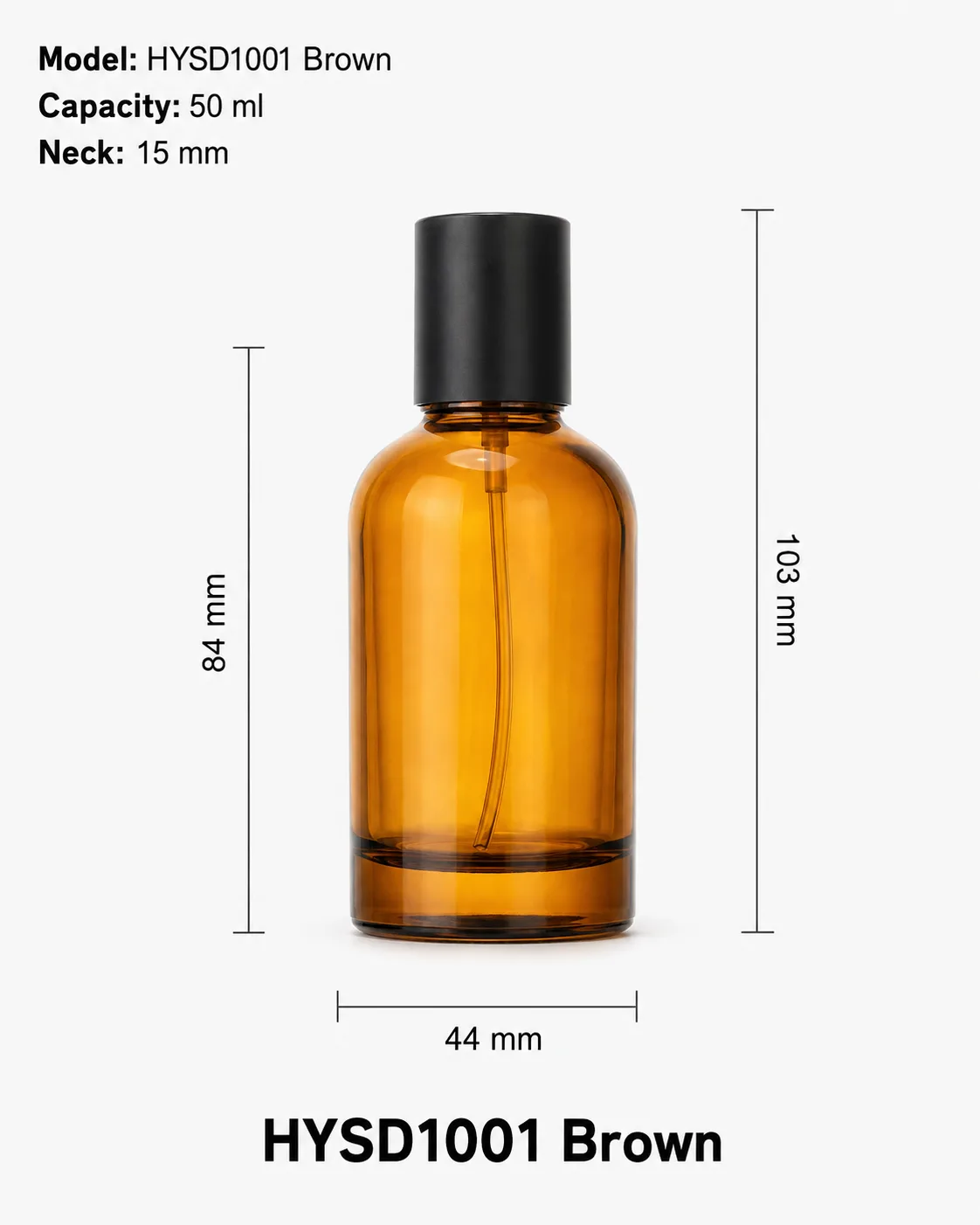 HYSD1001 Brown perfume bottle